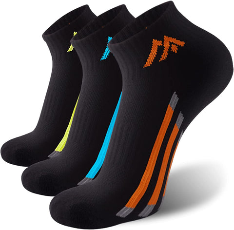 FMF 3 Pairs Low Cut Compression Socks