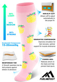 FMF Sweet Pineapple Compression Socks (20-30mmHg)