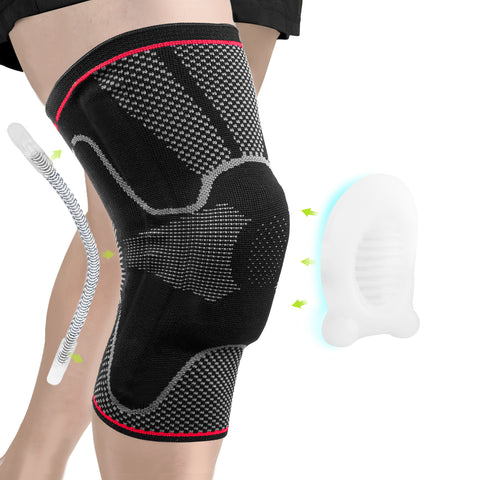 FMF Black Patella Gel Pads Knee Brace