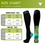 Fuelmefoot 3 Pairs Knee High Gradient Compression Socks (20-30mmHg)