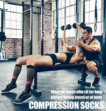 Fuelmefoot 3 Pairs Knee High Gradient Compression Socks (20-30mmHg)