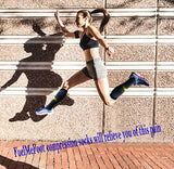 Fuelmefoot 3 Pairs Knee High Gradient Compression Socks (20-30mmHg)