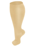 FMF Nude Big Calf Compression Socks for Man and Woman (15-20 mmHG)