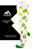 FMF Youth Avocado Compression Socks (20-30mmHg)