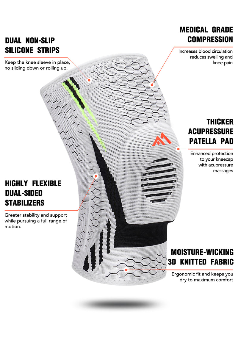 Fuelmefoot Patella Stabilizer Gel Pads Knee Brace
