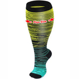 FMF Gradient Big Calf Compression Socks for Man and Woman (20-30 mmHG）