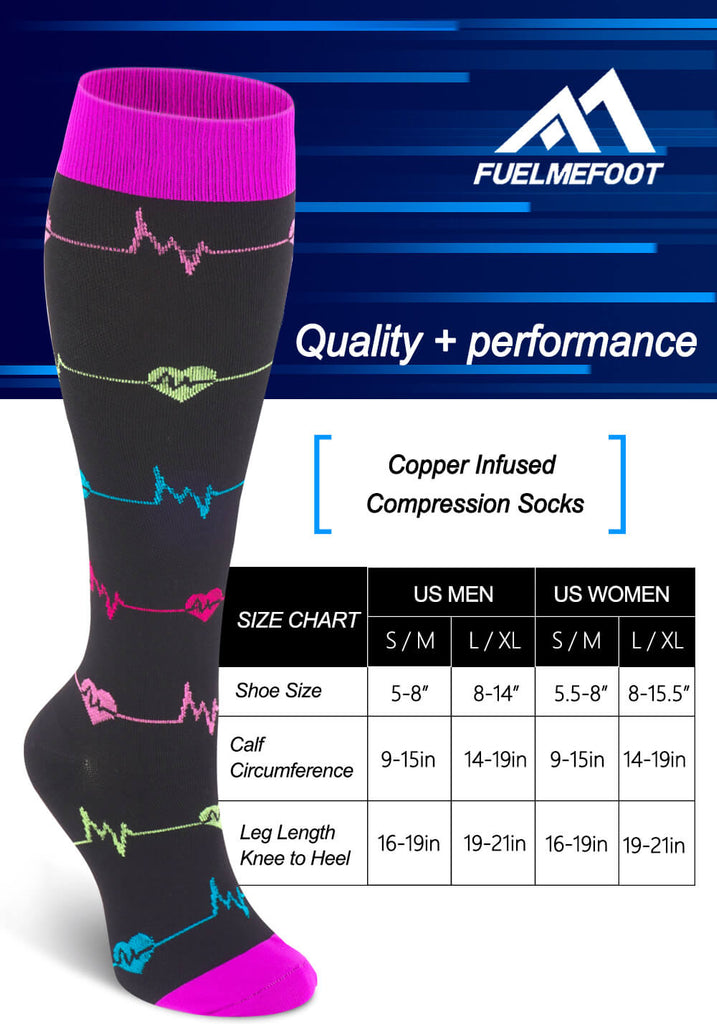 FMF ECG Gradient compression socks (20-30 mmHg). – FuelMeFoot