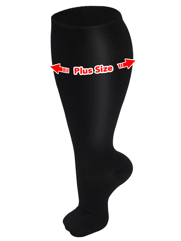 Compression Socks For Women Men,Plus Size Compression Socks Men Women,Wide  Calf Compression Stockings Support Socks,Extra Large 20-30 mmhg Thigh High