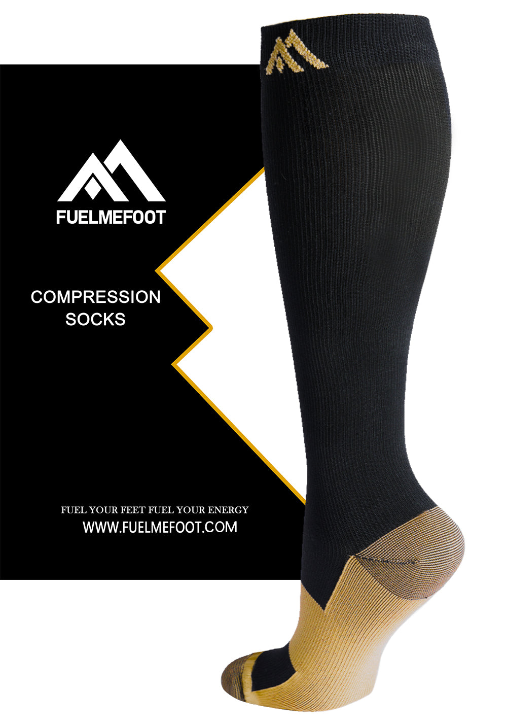 FMF Copper Compression Socks（15-20mmHg）
